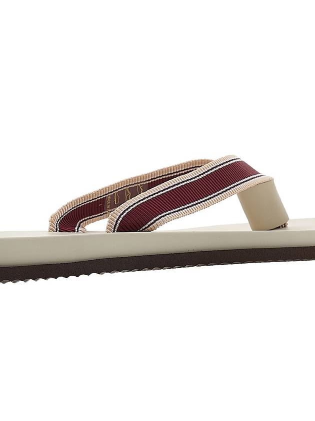 striped strap flip flops MZUNAVH315CGG53 - BRUNELLO CUCINELLI - BALAAN 11