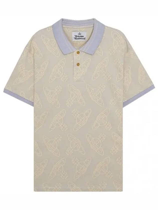 Classic polo striped collar short sleeve piqu - VIVIENNE WESTWOOD - BALAAN 1