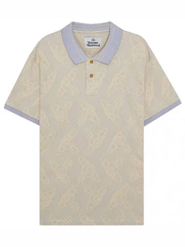 Classic polo striped collar short sleeve pique tie - VIVIENNE WESTWOOD - BALAAN 1