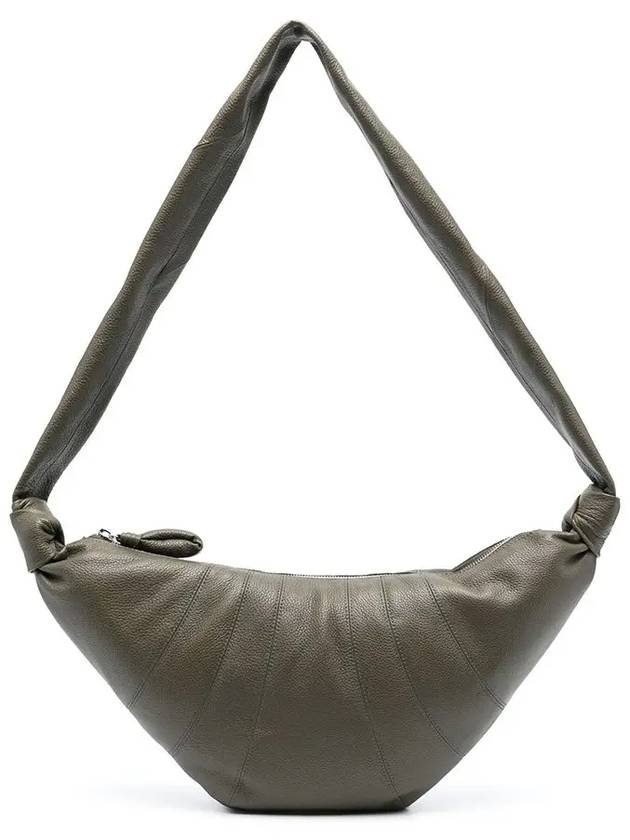 Croissant Medium Soft Nappa Leather Cross Bag Dark Sage - LEMAIRE - BALAAN 2