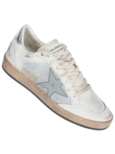 Ball Star Low Top Sneakers White Silver - GOLDEN GOOSE - BALAAN 2