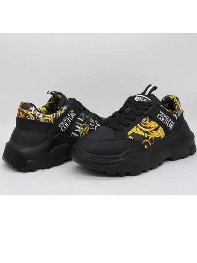 Logo Speedtrack Low Top Sneakers Black - VERSACE - BALAAN 2