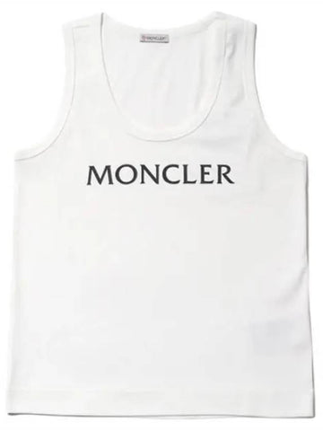 8P00001 89A0D 033 Logo printing sleeveless tank top - MONCLER - BALAAN 1