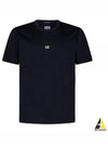 70/2 Mercerized Jersey Logo Short Sleeve T-Shirt Navy - CP COMPANY - BALAAN 2