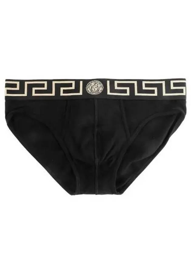 Men's Logo Banding Briefs 2 Pack Black - VERSACE - BALAAN 2