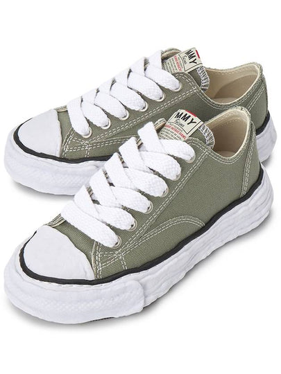 Peterson23 OG Sole Canvas Low Top Sneakers Green - MAISON MIHARA YASUHIRO - BALAAN 2