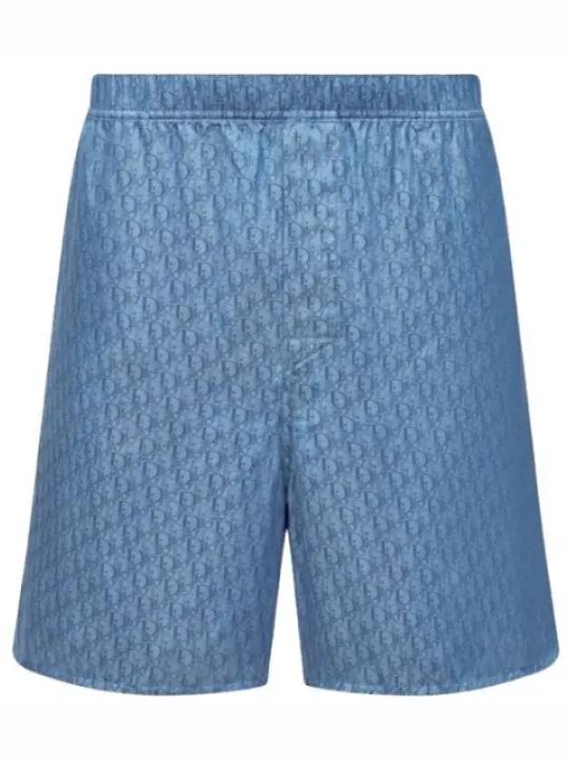 Oblique Shorts Blue - DIOR - BALAAN 2