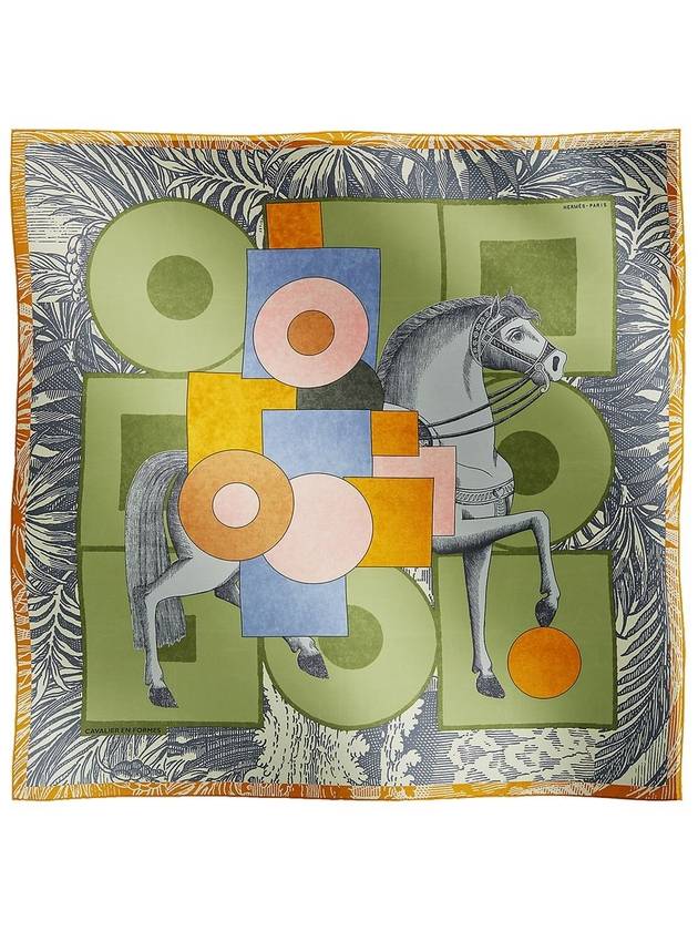 Cavalier scarf Cavalier en Formes scarf H004008S 04 - HERMES - BALAAN 2