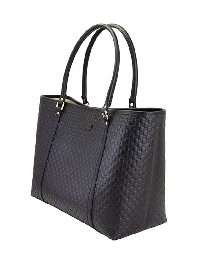 Microguccissima GG Leather Tote Bag Black - GUCCI - BALAAN 2