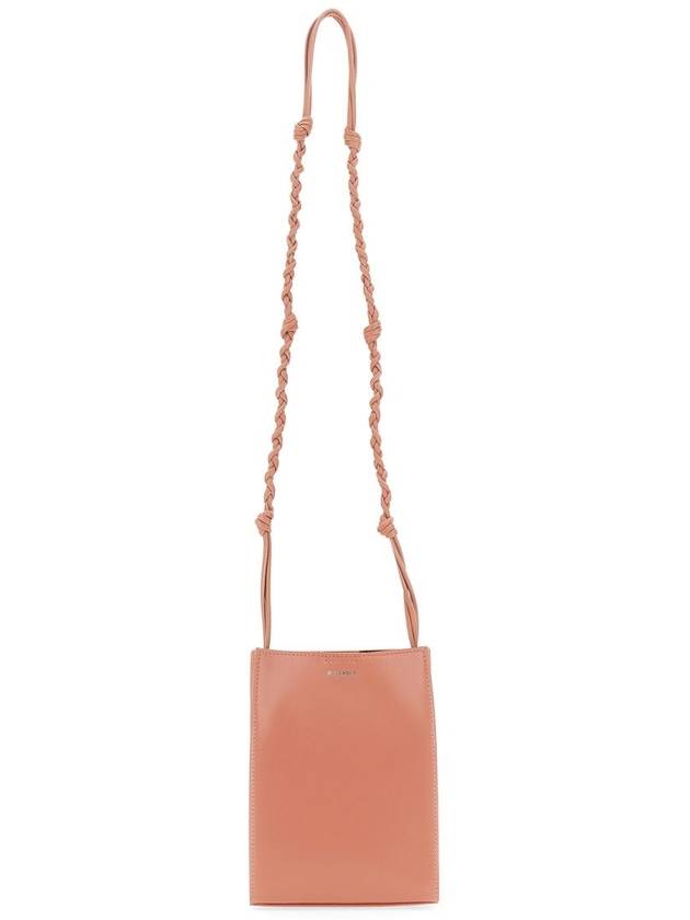 Women's Tangle Small Leather Shoulder Bag Pink - JIL SANDER - BALAAN 2