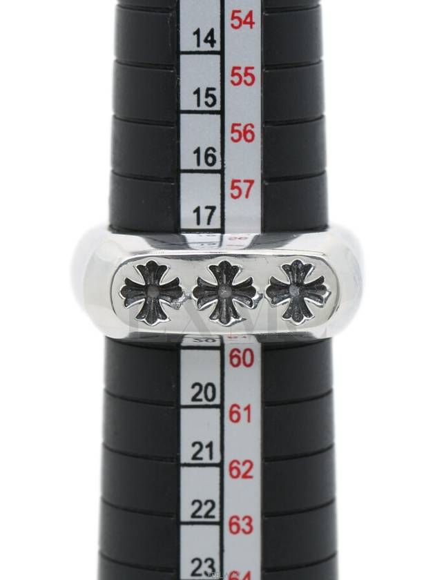 Triple Cross Ring Silver Spacer No 19 - CHROME HEARTS - BALAAN 10