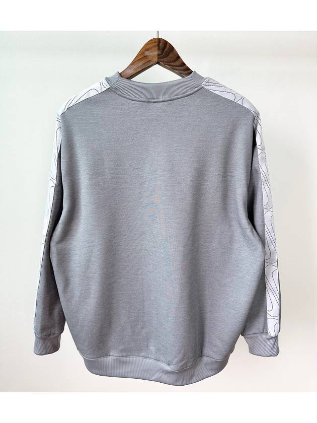 NIKE embroid logo sweatshirt gray DQ5514 073 - NIKE - BALAAN