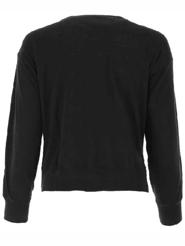 Kilsen Logo Print Sweatshirt Black - ISABEL MARANT - BALAAN 4