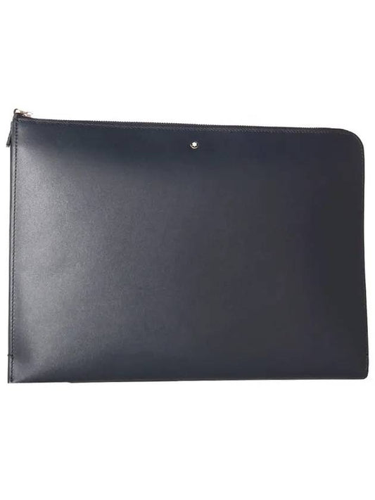 Meisterst?ck Zipper Clutch Bag Navy - MONTBLANC - BALAAN.