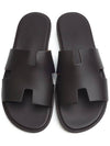 Izmir Leather Slippers Mocha - HERMES - BALAAN 2