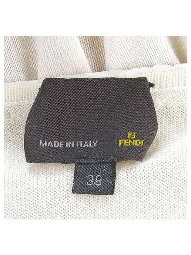 Smith Market Used Luxury Cotton Cardigan Women s Clothing - FENDI - BALAAN 4