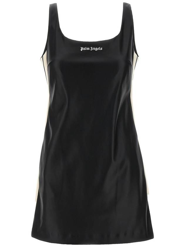 Palm Angels 'Leather Effect Track' Dress - PALM ANGELS - BALAAN 1