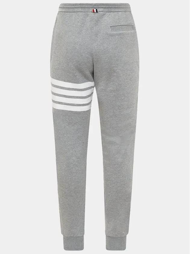 Women's Engineer 4 Bar Cotton Loopback Knit Track Pants Grey - THOM BROWNE - BALAAN 4