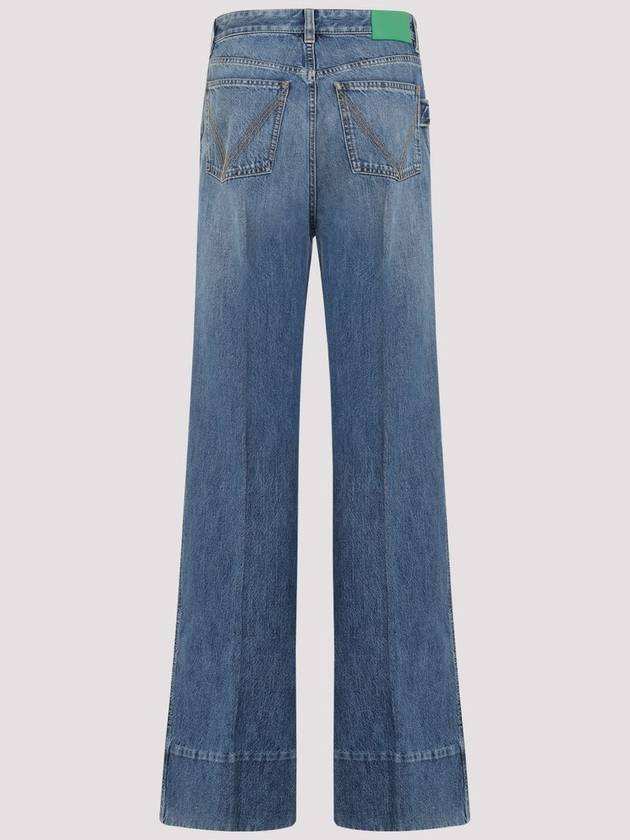 Women's Vintage Wide Jeans Blue - BOTTEGA VENETA - BALAAN 2