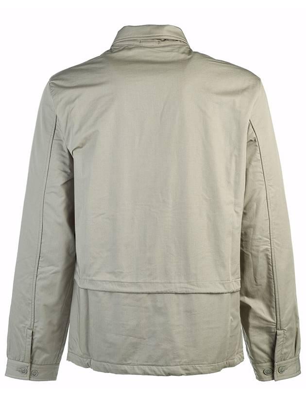 Men's Metropolis Long Sleeve Shirt Silver Sage - CP COMPANY - BALAAN 4