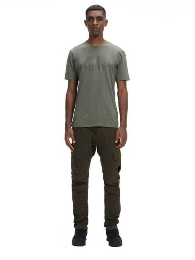 Lens Patch Stretch Satin Cargo Straight Pants Ivy Green - CP COMPANY - BALAAN 3