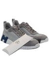 Bouncing Mesh Low Top Sneakers Grey - HERMES - BALAAN 4