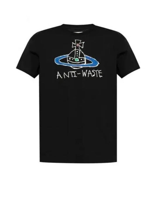 Anti Waste Short Sleeve T-Shirt Black - VIVIENNE WESTWOOD - BALAAN 2