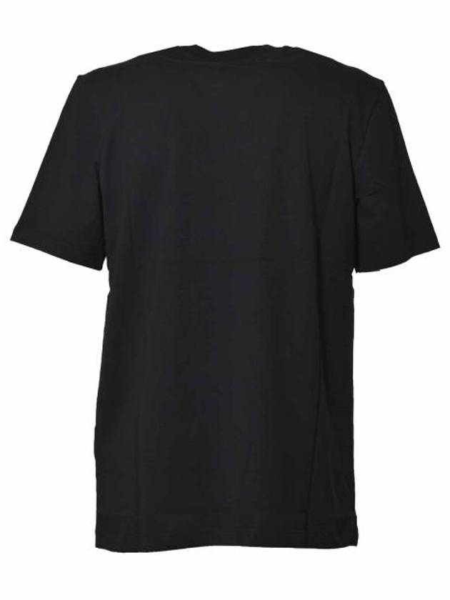 Micro Brushed Logo Short Sleeve T-Shirt Black - MSGM - BALAAN 3