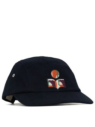 Tyron Embroidered Logo Ball Cap Faded Night - ISABEL MARANT - BALAAN 2