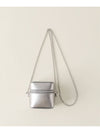 Micro Cube Leather Mini Bag Silver - MAISON MARGIELA - BALAAN 3