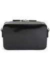 Brique Brushed Leather Messenger Bag Black - PRADA - BALAAN 4