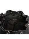 Re-Nylon Saffiano Leather Backpack Black - PRADA - BALAAN 8