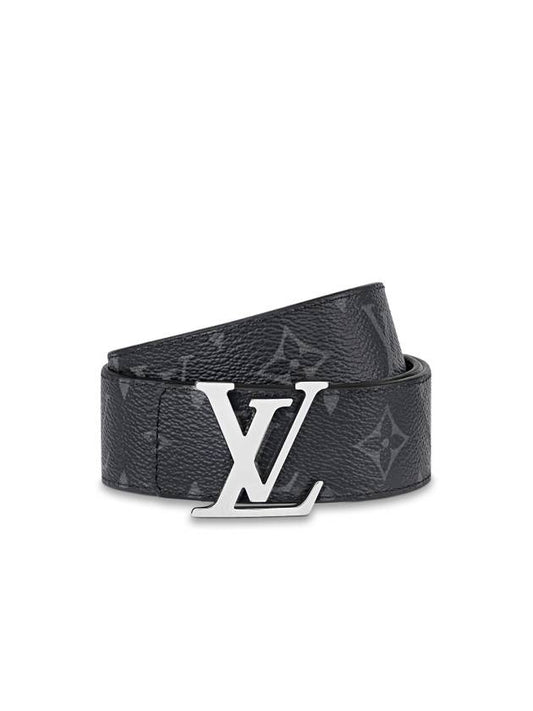 LV Initiales 35mm Reversible Belt Black - LOUIS VUITTON - BALAAN 1