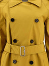 Gabardine Long Trench Coat Yellow - BURBERRY - BALAAN 4