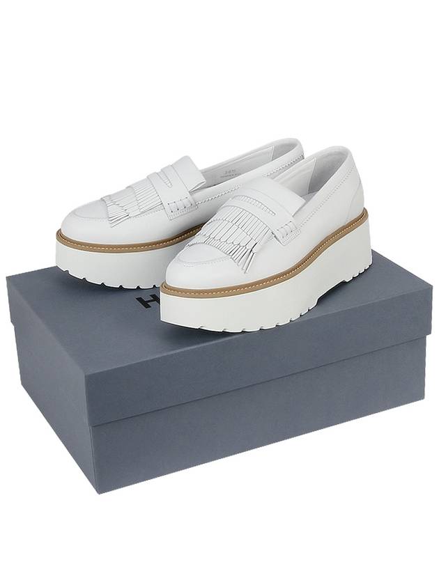 platform loafers white - HOGAN - BALAAN.