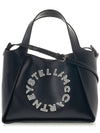 Logo Detail Tote Bag Black - STELLA MCCARTNEY - BALAAN 3