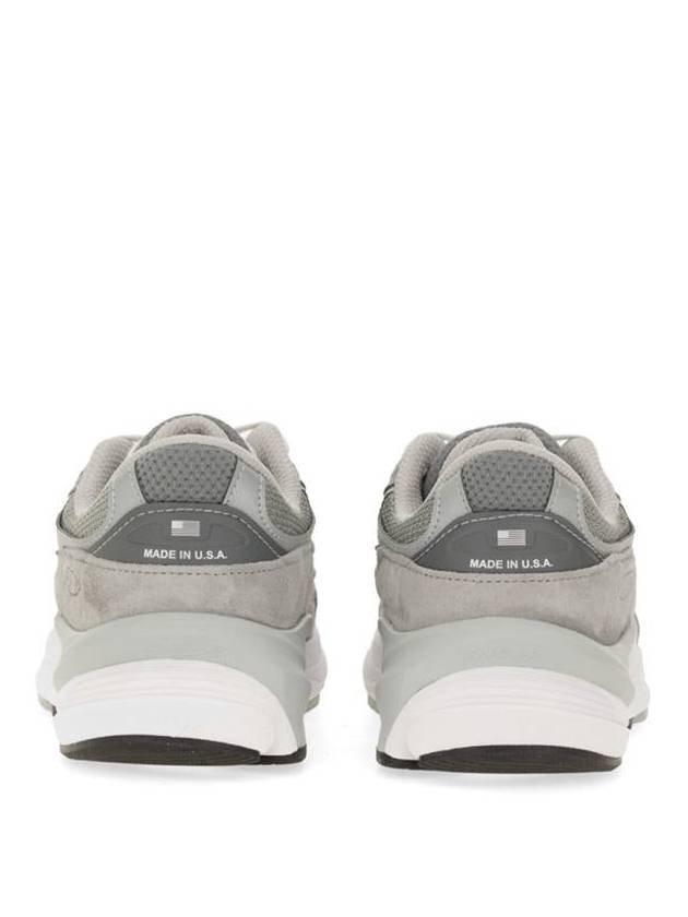 990v6 Castlerock Low Top Sneakers Grey - NEW BALANCE - BALAAN 4