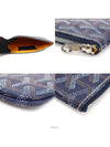 APMSENAT2 MM Blue Marine Goyadin Canvas Senna Clutch - GOYARD - BALAAN 5