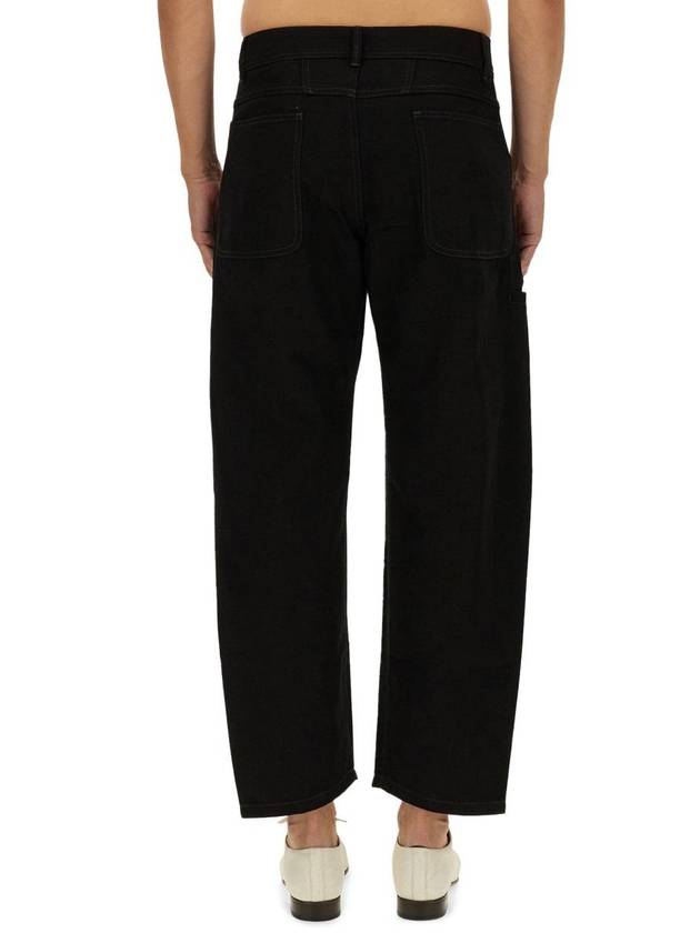 Twisted Workwear Straight Pants Black - LEMAIRE - BALAAN 4