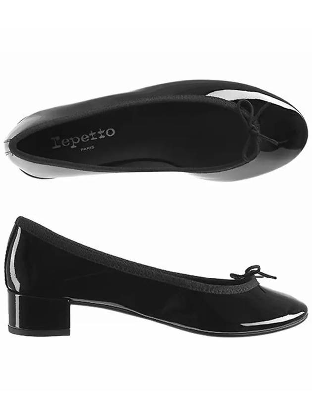 Women's Camille Patent Calfskin Pumps Black - REPETTO - BALAAN 6