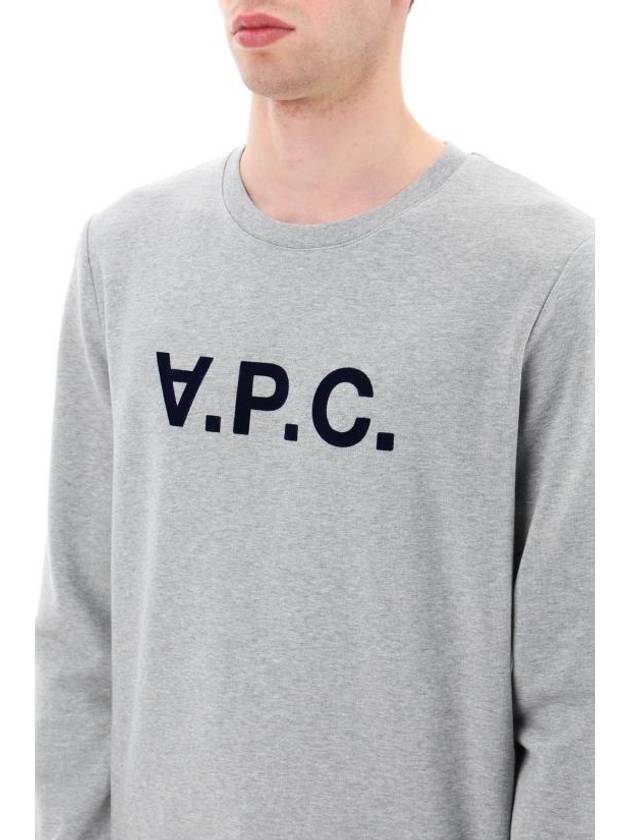 VPC Logo Crew Neck Sweatshirt Grey - A.P.C. - BALAAN 5