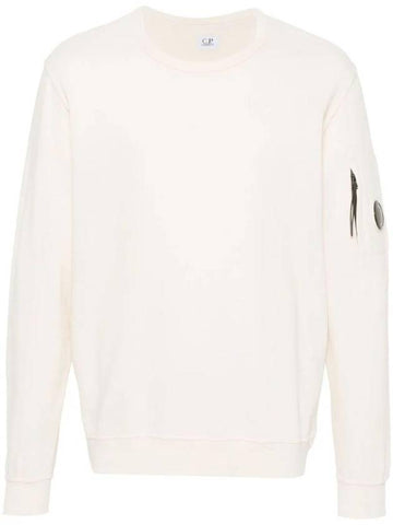 Light Fleece Sweatshirt Beige - CP COMPANY - BALAAN 1