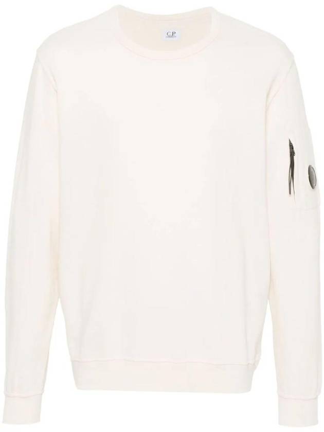 Light Fleece Sweatshirt Beige - CP COMPANY - BALAAN 1