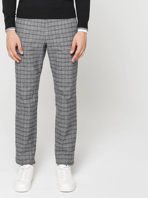 Men s glen check brushed pants HD3MPT005 BK - HOLIC&PLAY - BALAAN 3