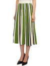 Editta Long Pleated Skirt Green - MAX MARA - BALAAN 3