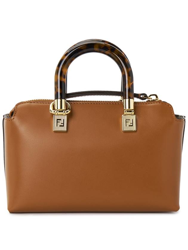 By The Way Small Leather Tote Bag Brown - FENDI - BALAAN 4