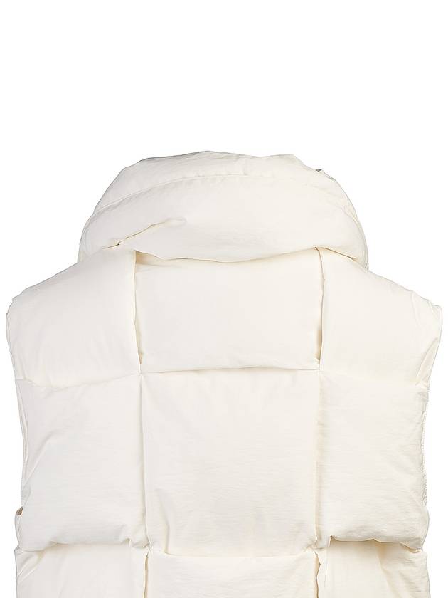 Intrecciato Nylon Padding Vest White - BOTTEGA VENETA - BALAAN 6