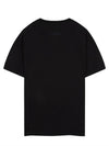 Logo Print Short Sleeve T-Shirt Black - STONE ISLAND - BALAAN 8