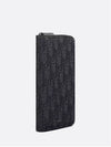 Vertical Zipper Long Wallet Black - DIOR - BALAAN 4