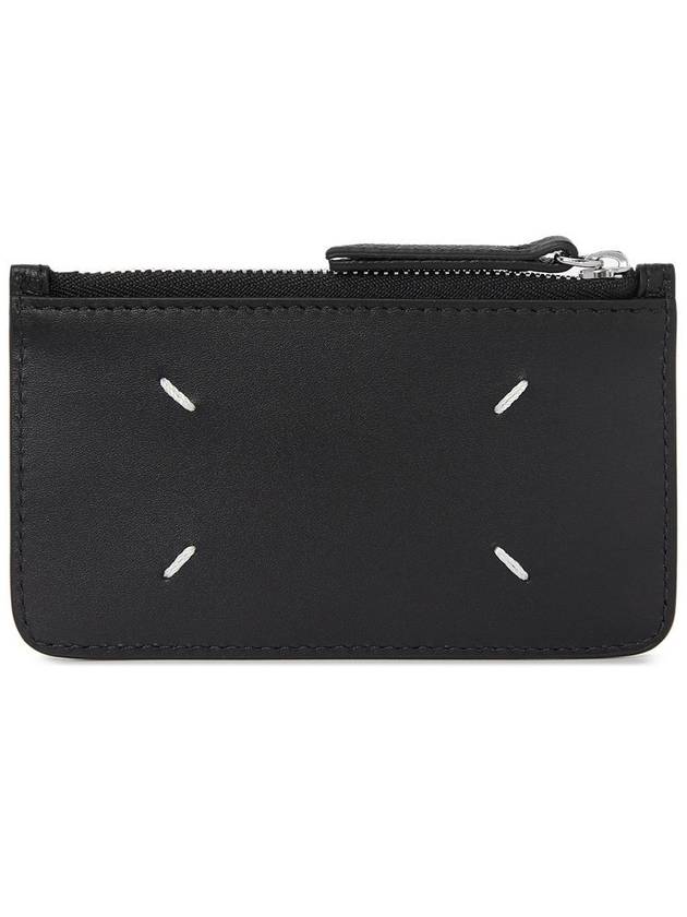 Stitch Zipper Card Wallet Black - MAISON MARGIELA - BALAAN 2